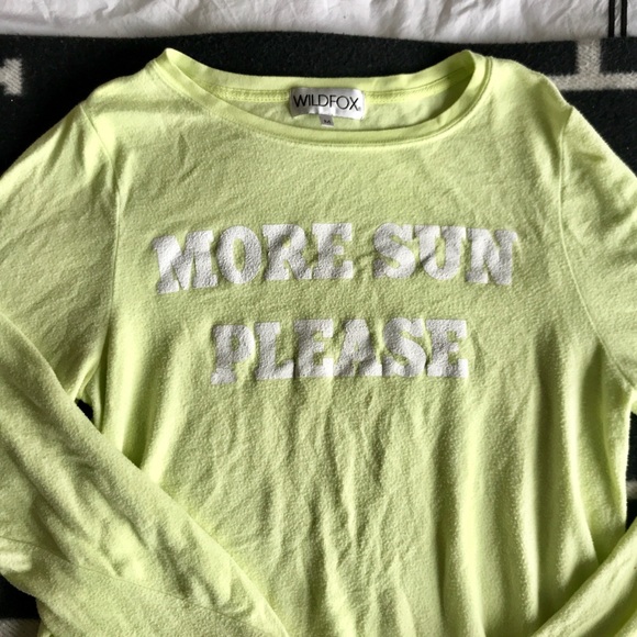 Wildfox “More Sun Please” Baggy Beach Jumper - Picture 3 of 4